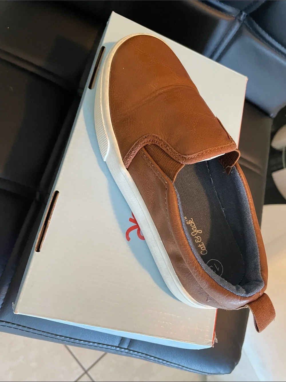 Cat & Jack Brown Slip-On Casual Sneakers